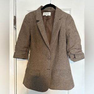 BB Dakota Tweed Fitted Blazer Size Small S
